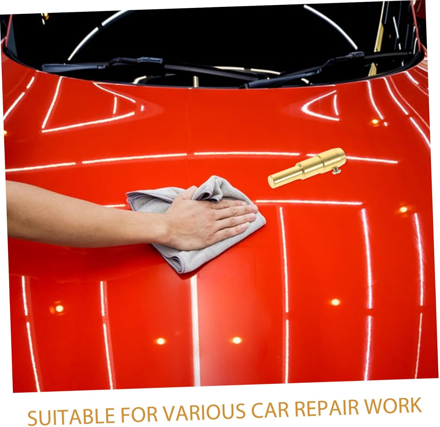 VINTORKY Car Dent Puller Kit Carbon Rod Chuck Auto Body Frame Repair Small Dent Remover Tool Hose Remover Pliers Automotive image number 2