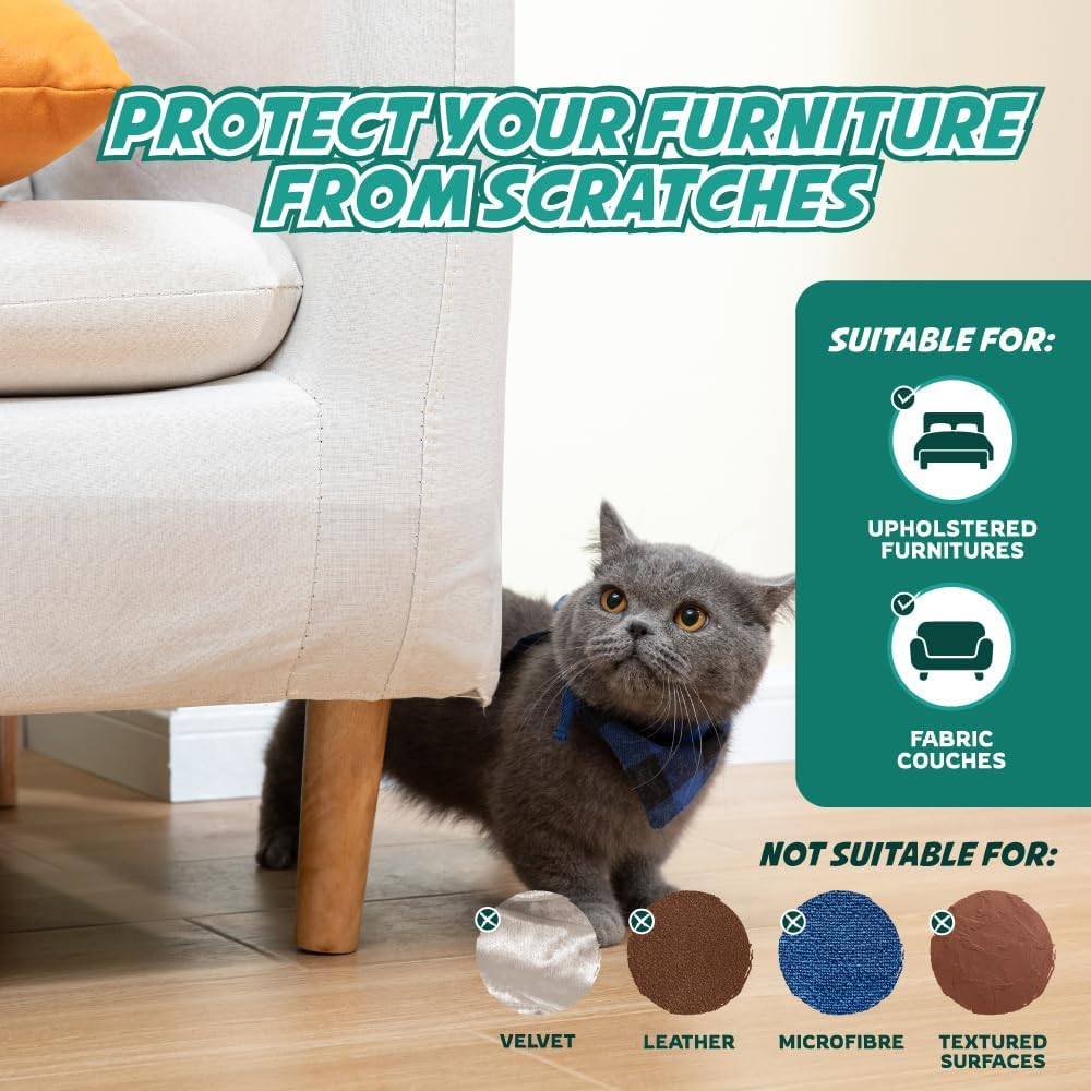Panther Armor Cat Training Tapes, anti Scratch Furniture Protector, Sticky Training Tapes for Cat Scatches image number 1