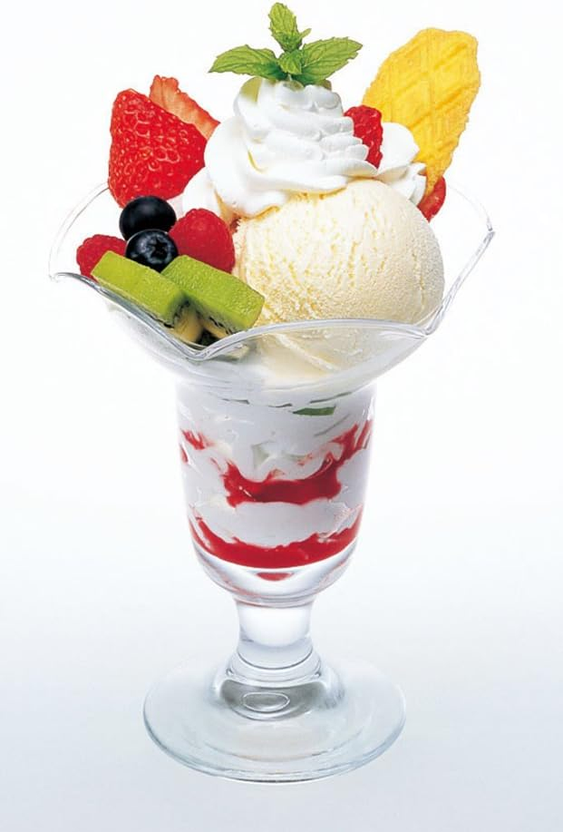 Toyo Sasaki Glass Parfait Glass Pull Ace Parfait Parfait Made in Japan Dishwasher Safe Sunday Dessert Glass with Feet 35802 image number 6