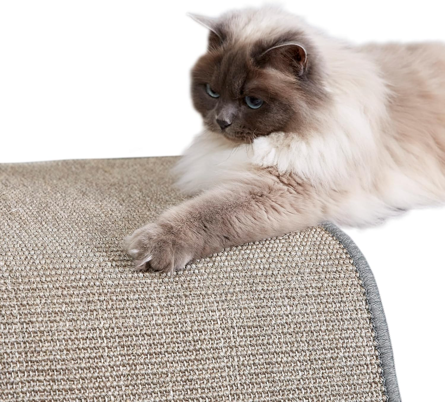 Scratching Mat for Cats - Doormat Sisal Scratching Mat - Natural Sisal Mat Robust - Mat Made of 100% Sisal - Cat Scratching Mat Anthracite 30 X 40 Cm