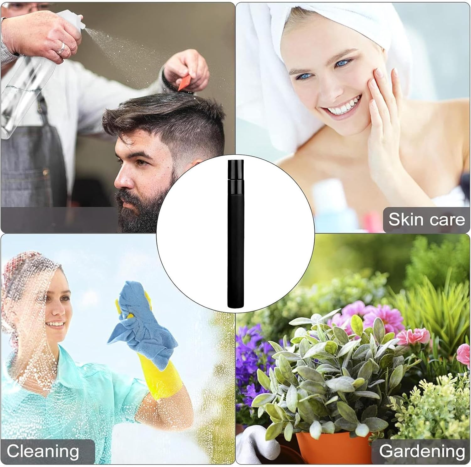 Mini Refillable Perfume Bottle - Frosted Bottle, Pocket Atomizer | 5Ml/10Ml Compact Mist with Leakproof Cap, Refillable Fragrance Spray for Purse or Daily Carry-On Use on The image number 1