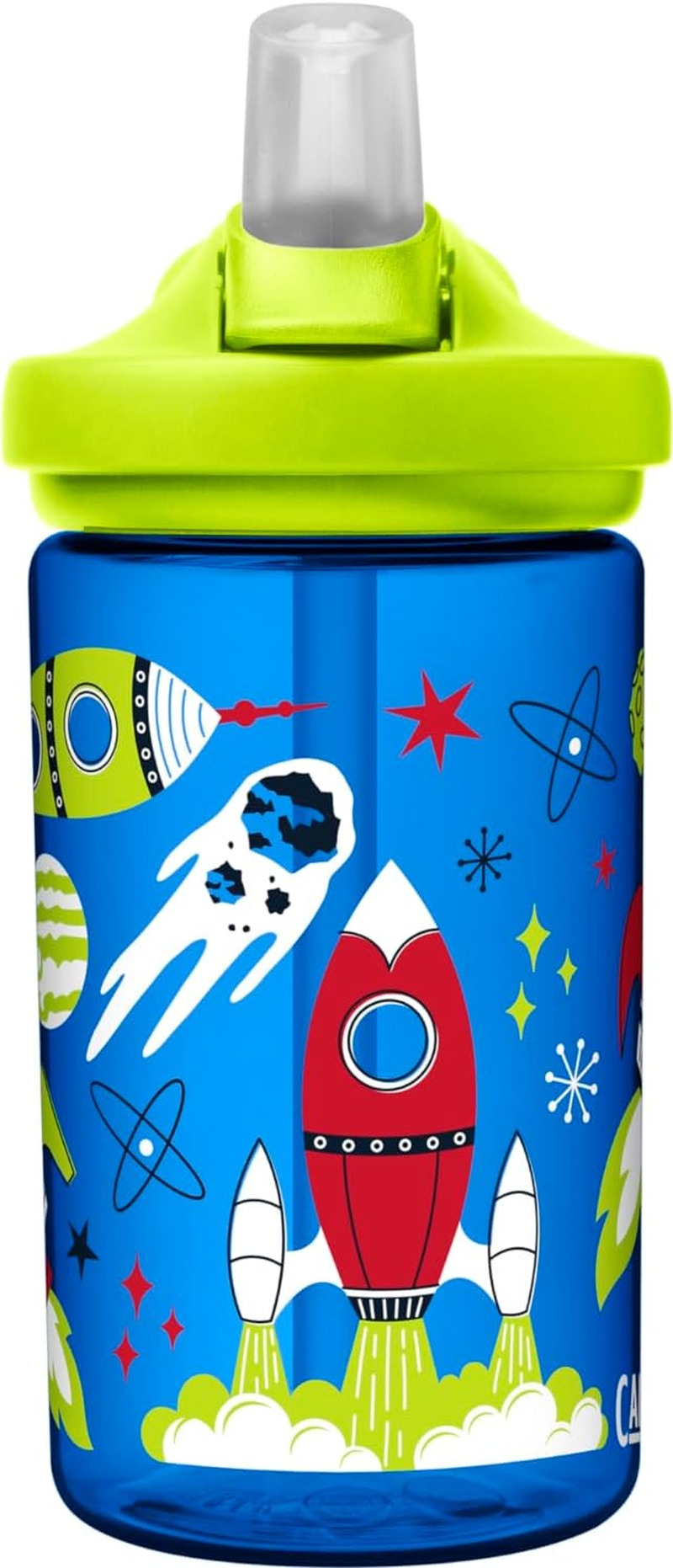 Camelbak Eddy+ Limited Edition Kid'S Water Bottle, 400 Ml Capacity, Retro Rockets image number 3
