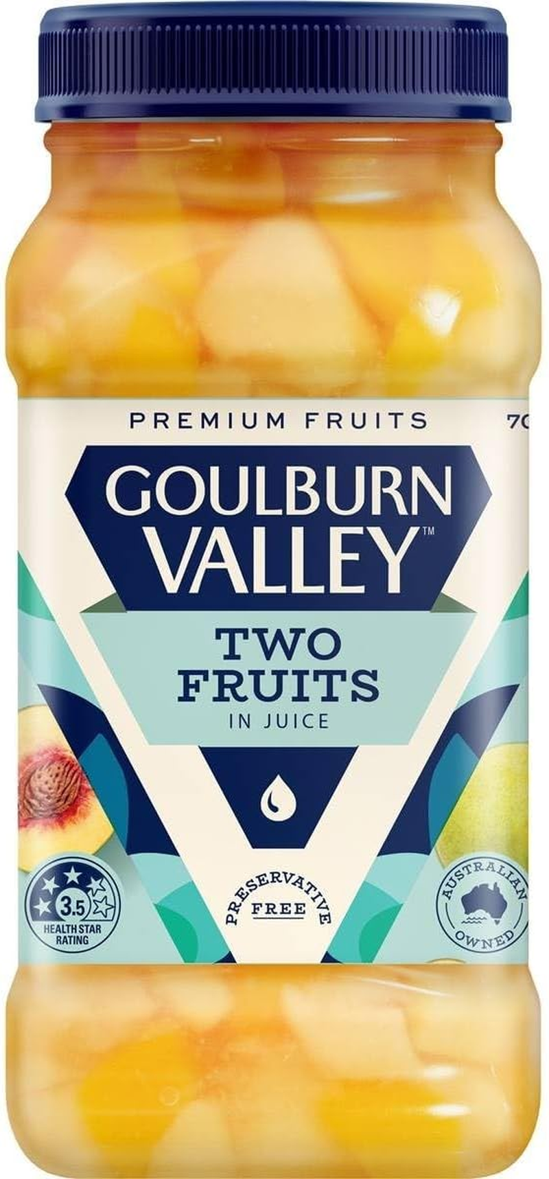 Goulburn Valley Australian Diced Pears and Peaches Two Fruits in Juice 700 G image number 4