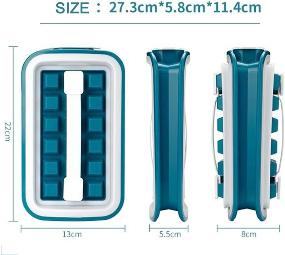 Portable Ice Ball Maker,Ice Trays for Freezer,2 in 1 Portable Ice Cube Tray with Lid for Indoor and Outdoor, Ice Ball Maker Mold for Chilled Drinks, Cocktail, Whiskey, 16 Cubes image number 5