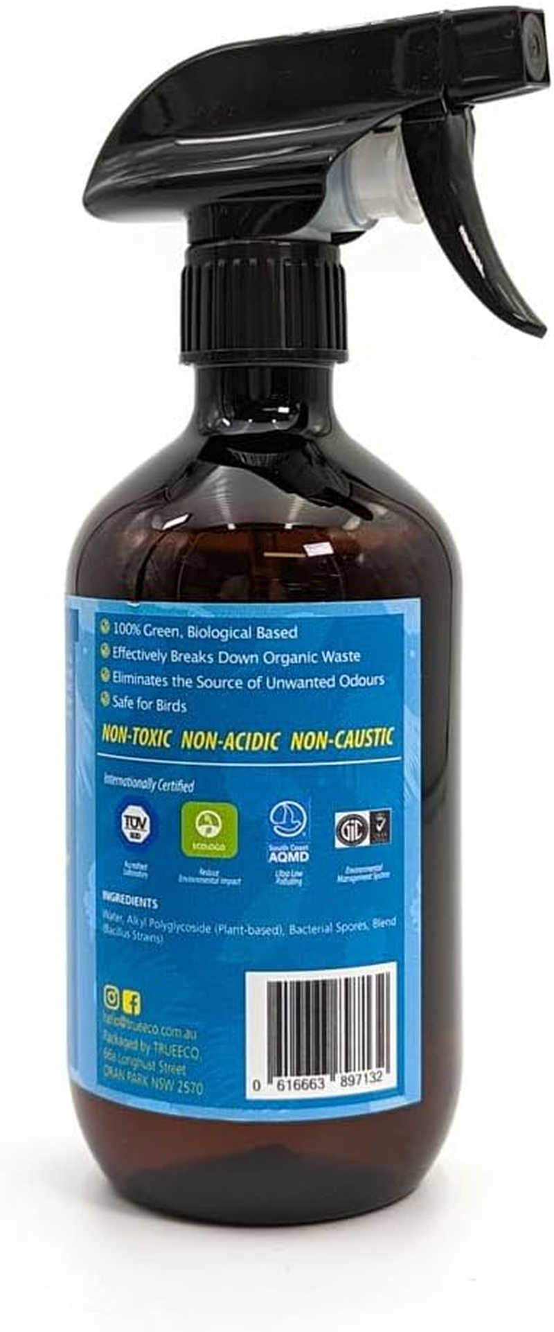 500Ml Eco Bird Cage Cleaner Odour Remover - Effective Cleaning Solution for Bird Cages - Environmentally Friendly Formula