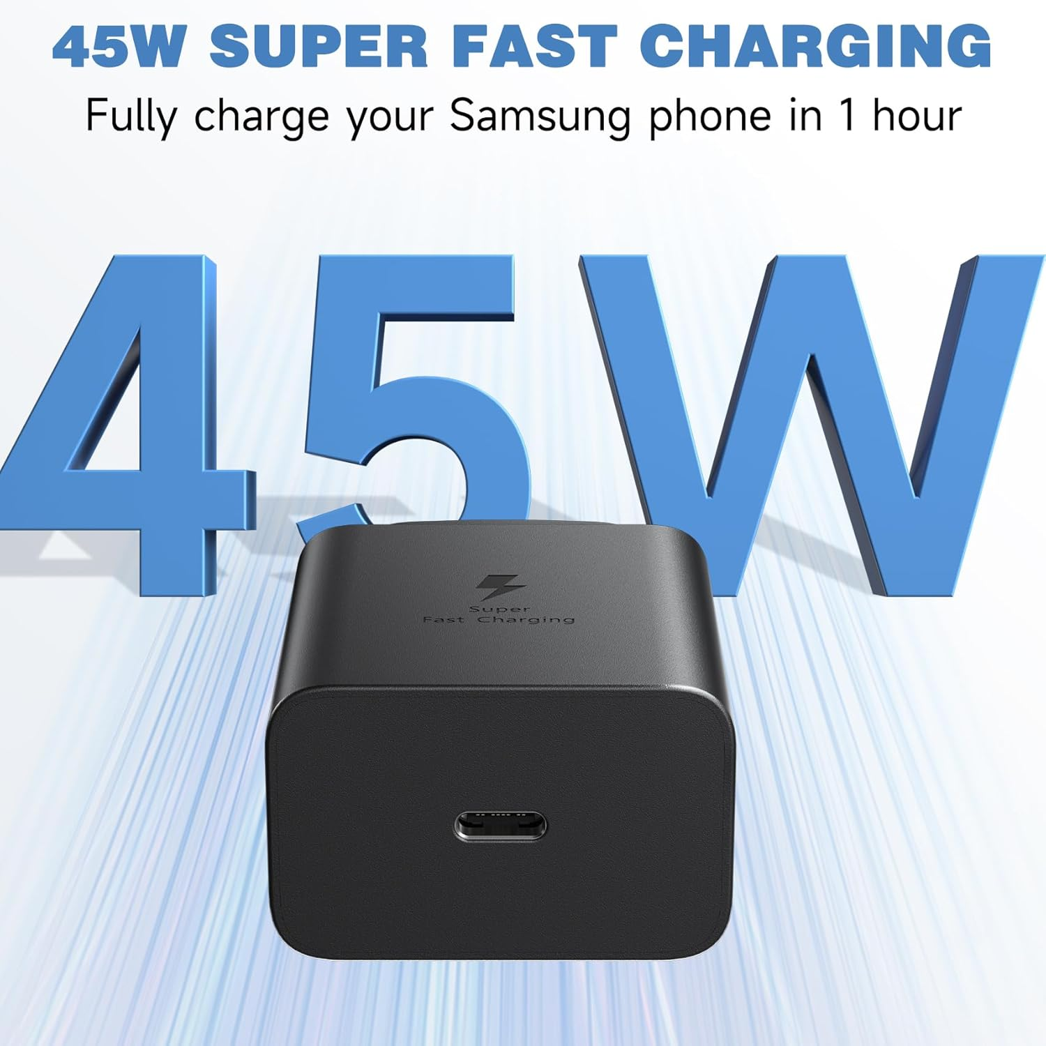 45W USB C Fast Charger for Samsung S25/S25+/S25/S24 Ultra - USBC Charger Block USB C Wall Chargers Super Fast Chargers Type C for Iphone 17 Air/16/15 image number 1