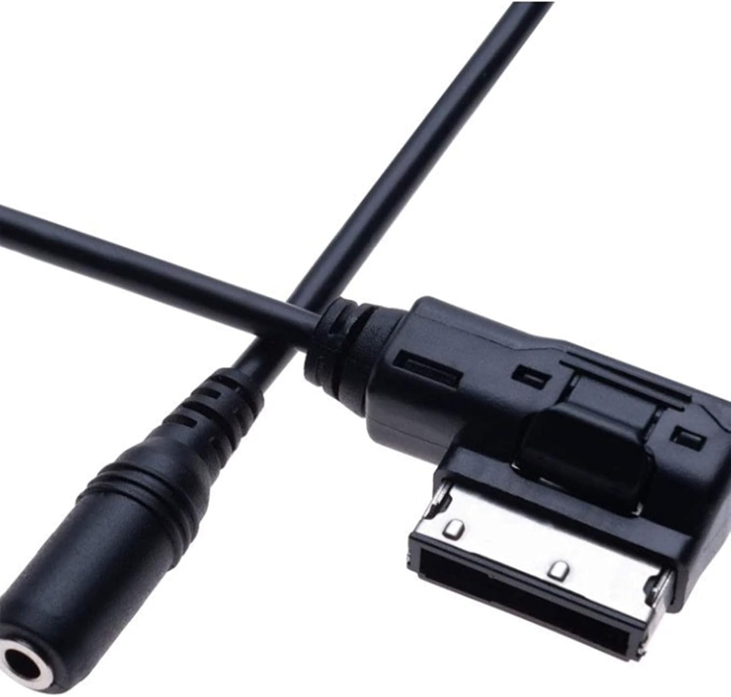 BGENHPON AMI to 3.5Mm AUX Adapter Cable Compatible with Audi A3 A4 A5 A6 A8 TT Post-2006 Models for Car Music System Headphone Speaker Connection 35Cm