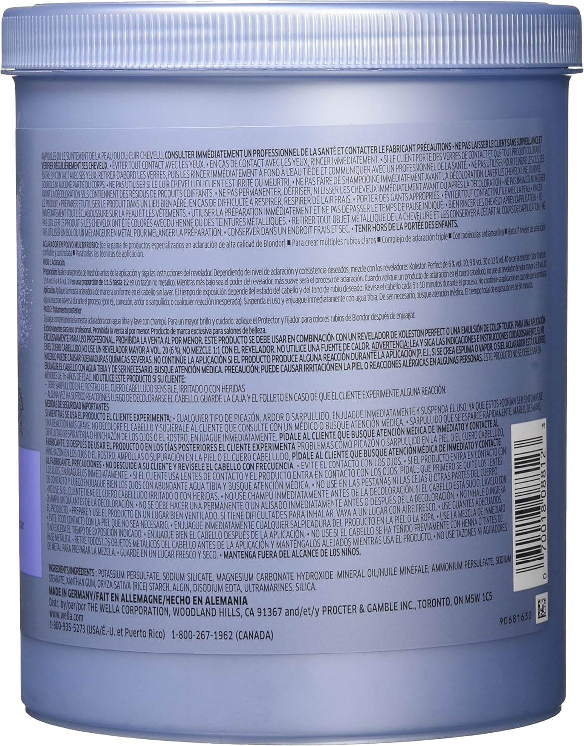 Wella Blondor Multi Blonde Powder Lightener, 28.2 Ounce image number 2