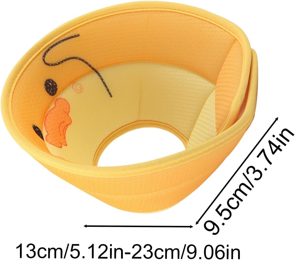 Cat Recovery Collar,Cute Animal Pattern Soft Cat Neck Cone | Dog Donut Collar for Cats and Dogs, Kitten Cone, Cat Donut, Protect Wounds image number 6