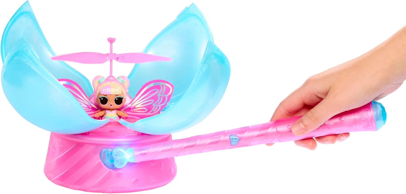 L.O.L. Surprise! Magic Flyers Fairies Tots - Flower Child - Includes 1 Doll and a Wand, Comes in a Flower-Shaped Packaging, Collect All 2