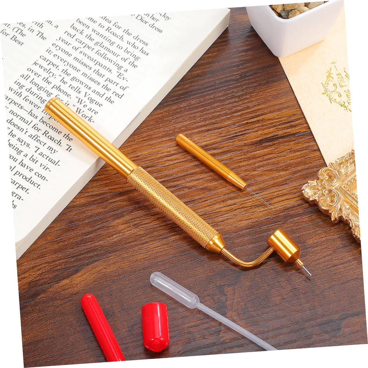 2 Sets Car Paint Scratch Repair Pens 0.5Mm Fine Line Applicator Automotive Touch Paint for Cars Needle and Dropper for Precise Scratch Restoration image number 1