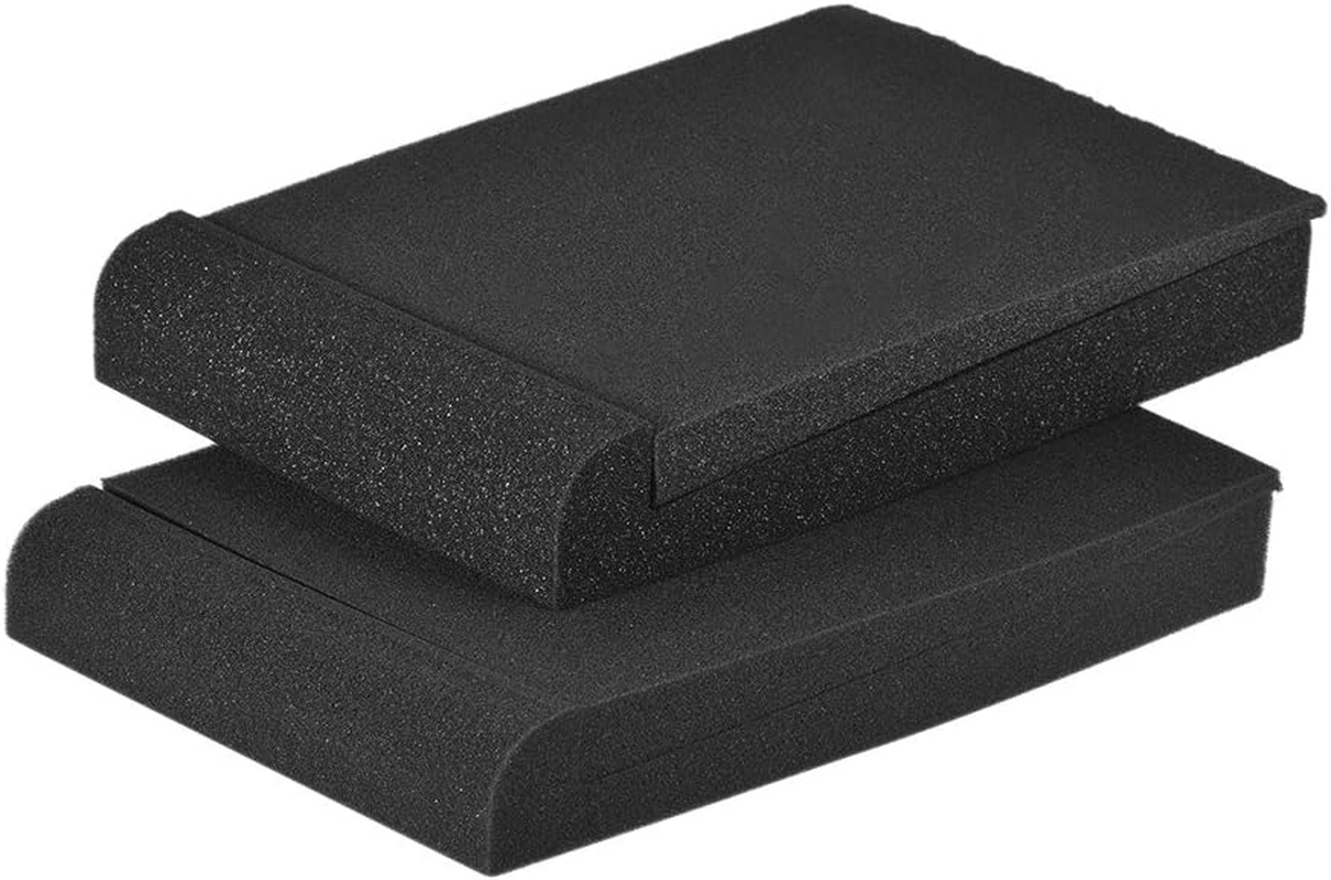Daseeme 2 - Pack Acoustic Studio Monitor Speaker Isolation Foam Pads for Vibration Isolation and Resonance Reduction, 11"X7.4" image number 1