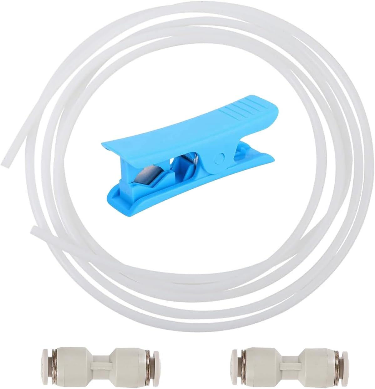 LEOWAY 5M PTFE Teflon Tube 2.5Mm Id/4.0Mm OD with 2Pcs PTFE Feed Tube Connector and Tubing Cutter for P1P/P1S/X1/X1C,For 1.75Mm Filament 3D Printer image number 5
