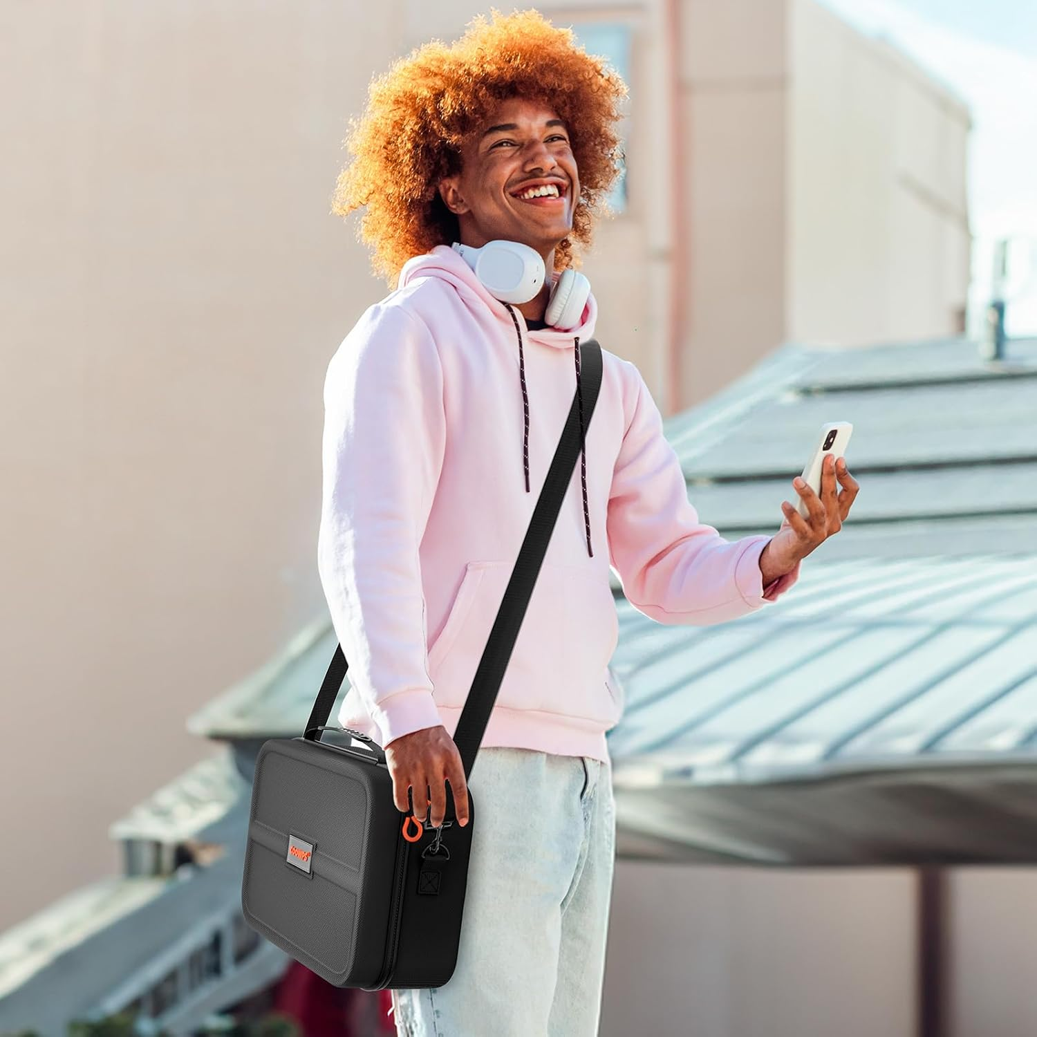 COOWPS Case for Nintendo Switch 2, Hard Shell Full Protection All-In-One Travel Case with 4Pcs Thumb Grip Caps & 20 Game Card, Slots Soft Lining Carrying Case for Switch 2 Accessories Pro Controllers image number 6