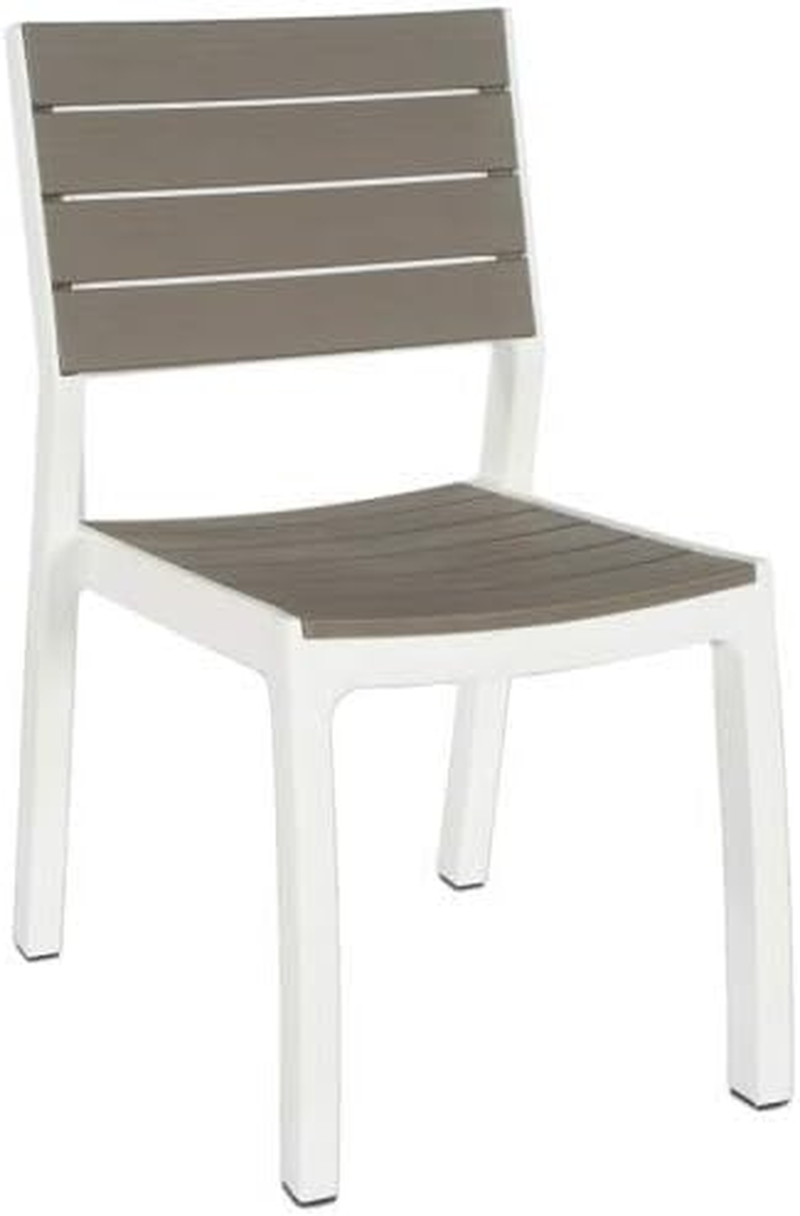 Keter Resin Harmony Chair, White/Anthracite, 47 X 60 X 86 Cm Size