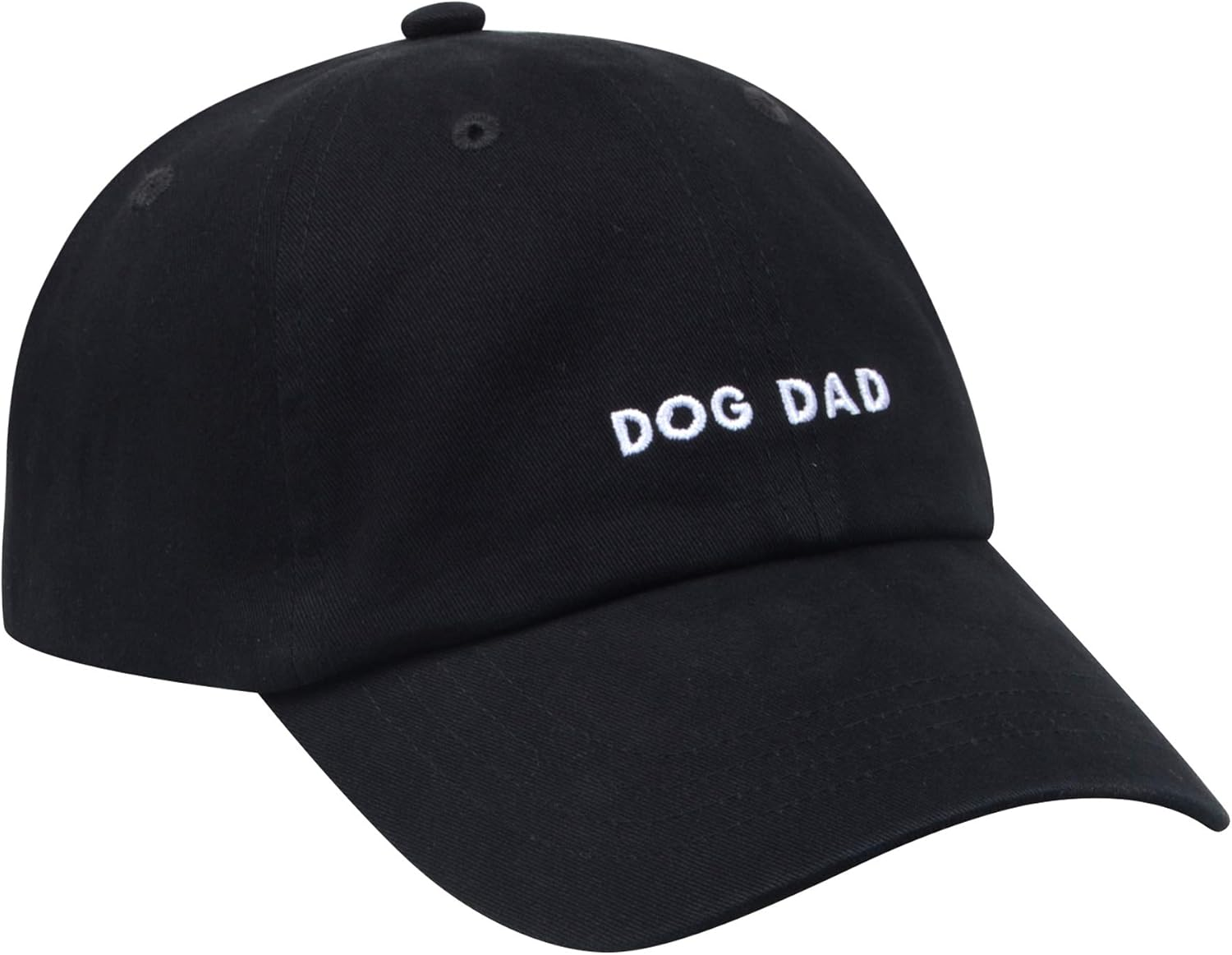 Hatphile 6 Panel Soft Embroidery Dog Dad Hat Dog Mom Hat Adjustable Baseball Cap Dog Lover Gifts for Men/Women