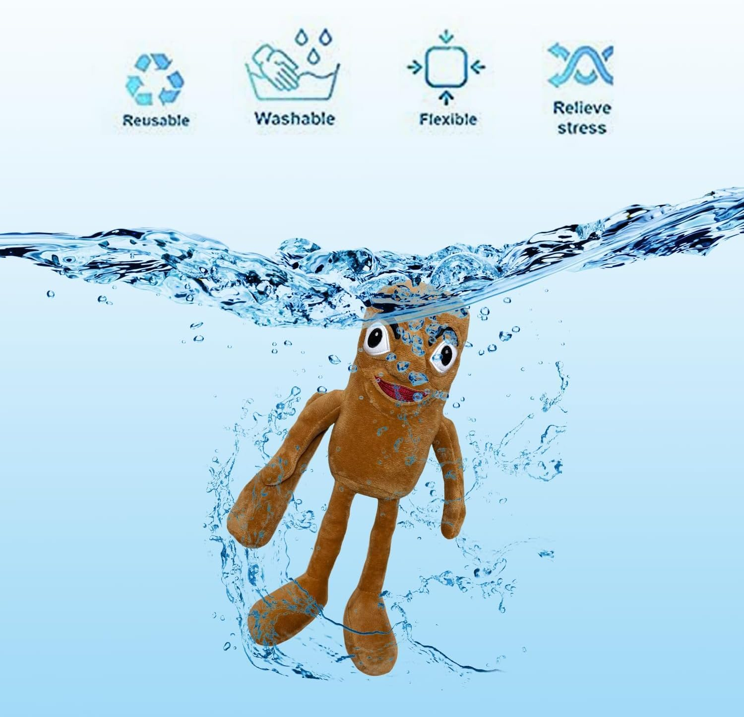 Ai-Crafted Italian Brainrot Animals Plush,16&Prime; Brainrot Evolution Plushie - Soft, Collectible, Memetic Home Accent (Tung Tung Sahur) image number 1