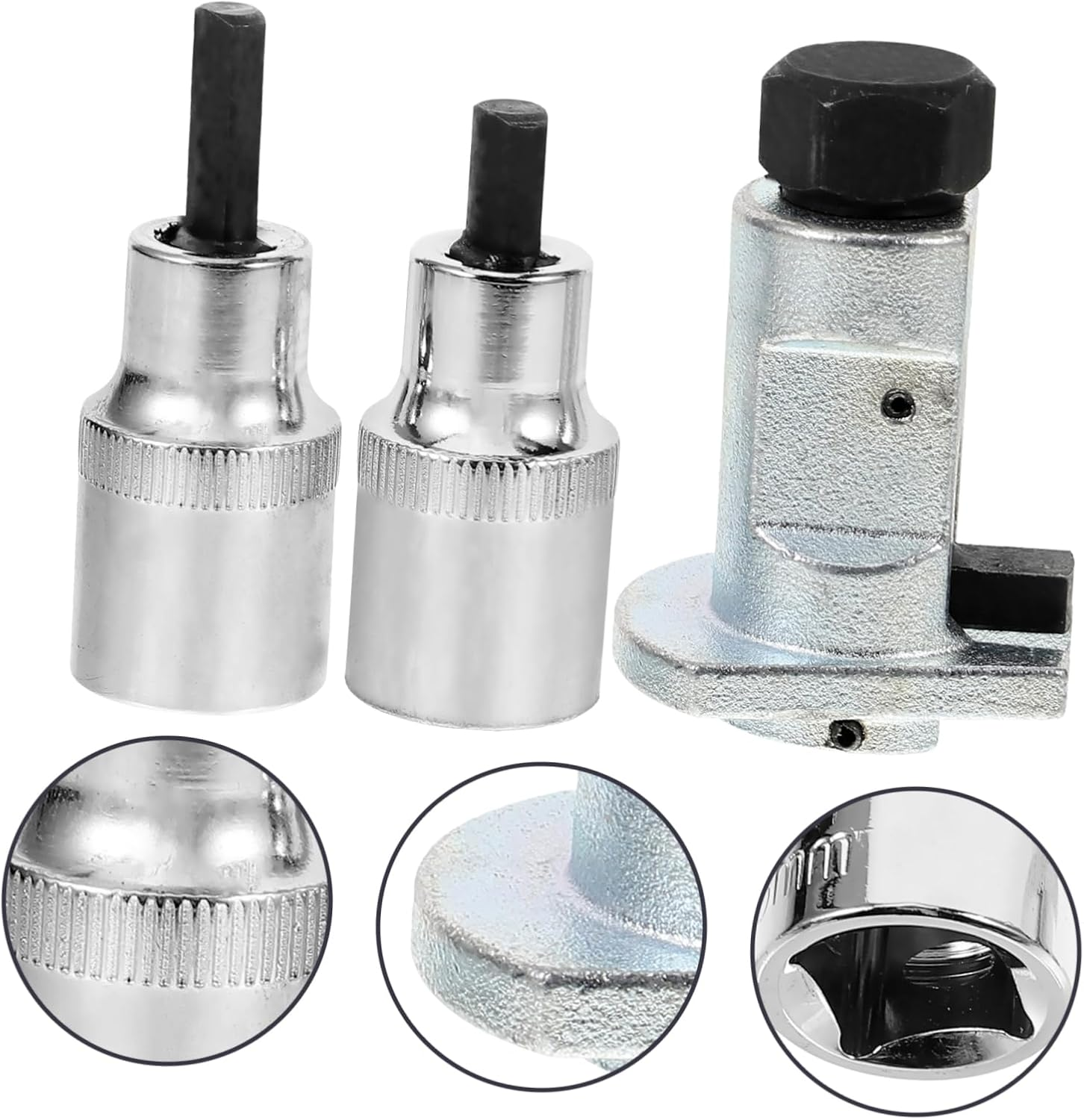 LIFKICH 3Pcs Car Shock Absorber Strut Remover Suspension Strut Spreader Tool with Nut Socket for Vehicle Supply and Automotive Suspension Dismantle image number 1