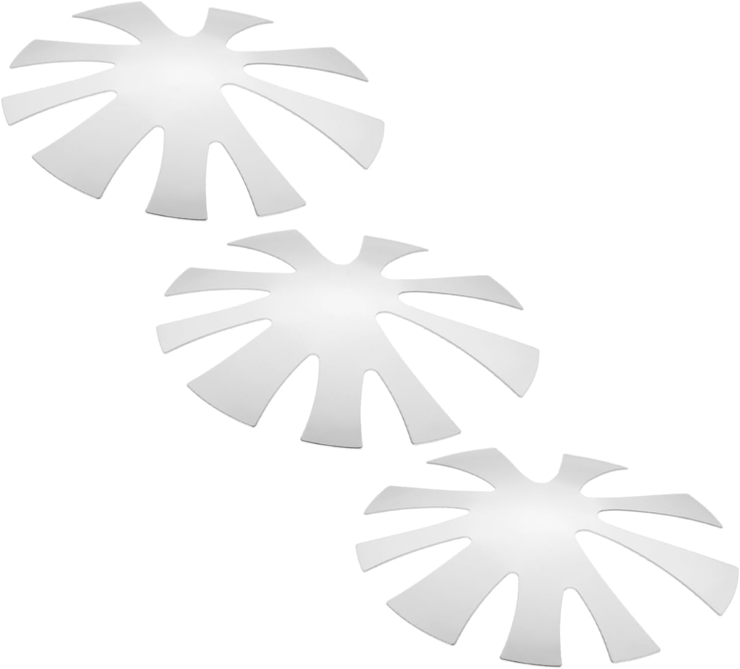 MERRYHAPY 3Pcs Stainless Nail Cutter French Manicure Steel Plate Manicure Professional Nail Trimmer Module image number 1