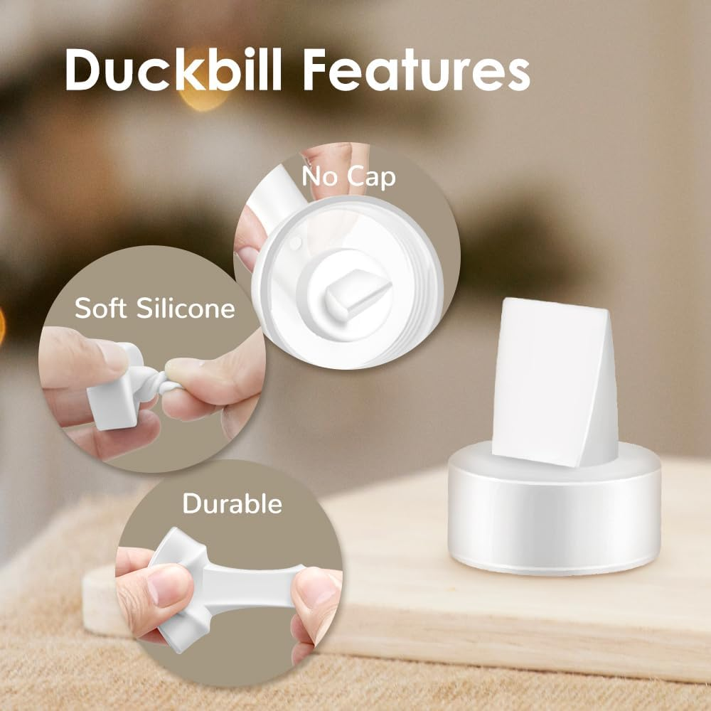 Maymom Pump Parts Compatible with Spectra S1 S2 9 plus Breastpump Replace Backflow Protector Membrane Duckbill Valve Tube Spectra S1 S2 Replacement Pump Parts image number 2