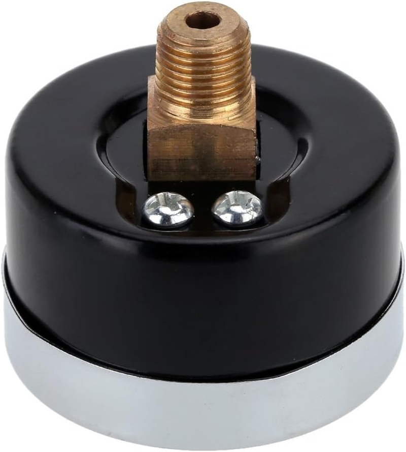 1/8" BSPT Air Compressor Hydraulic Pressure Gauge 0-60 PSI Back Mount 40Mm Dial Plate image number 1
