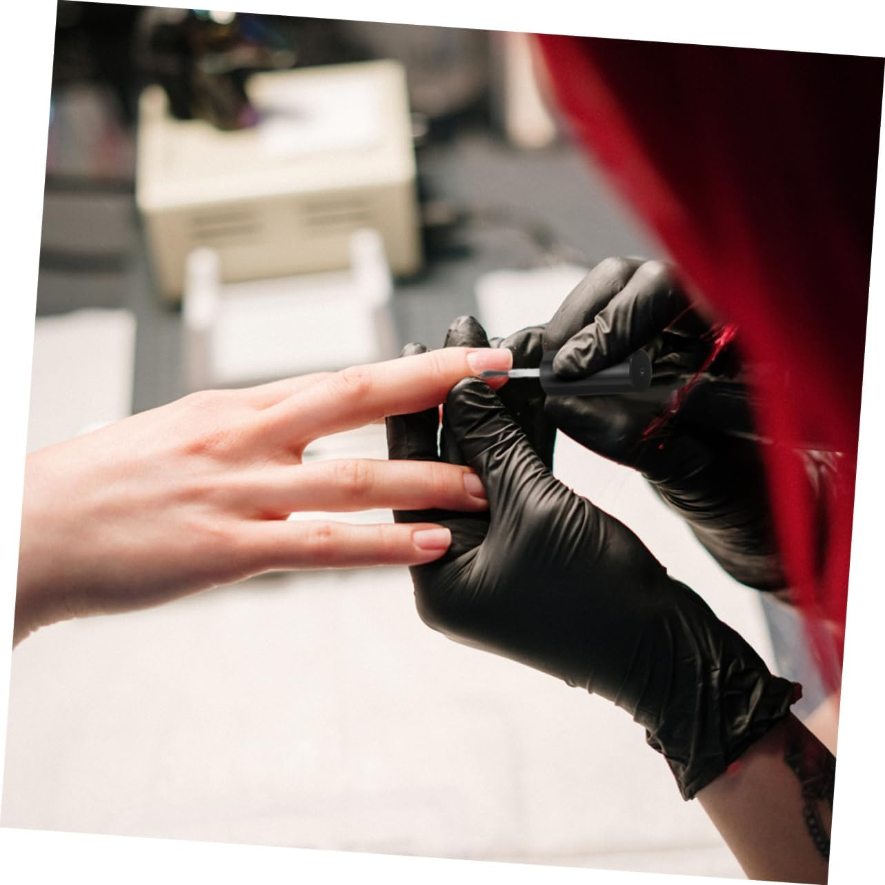 DINHEAROM 25Pcs Replacement Nail Polish Brush for Gel Polish Detailed Brush Head for Smooth Application Versatile Use for Manicure Nail Art for Salon DIY at Home image number 1