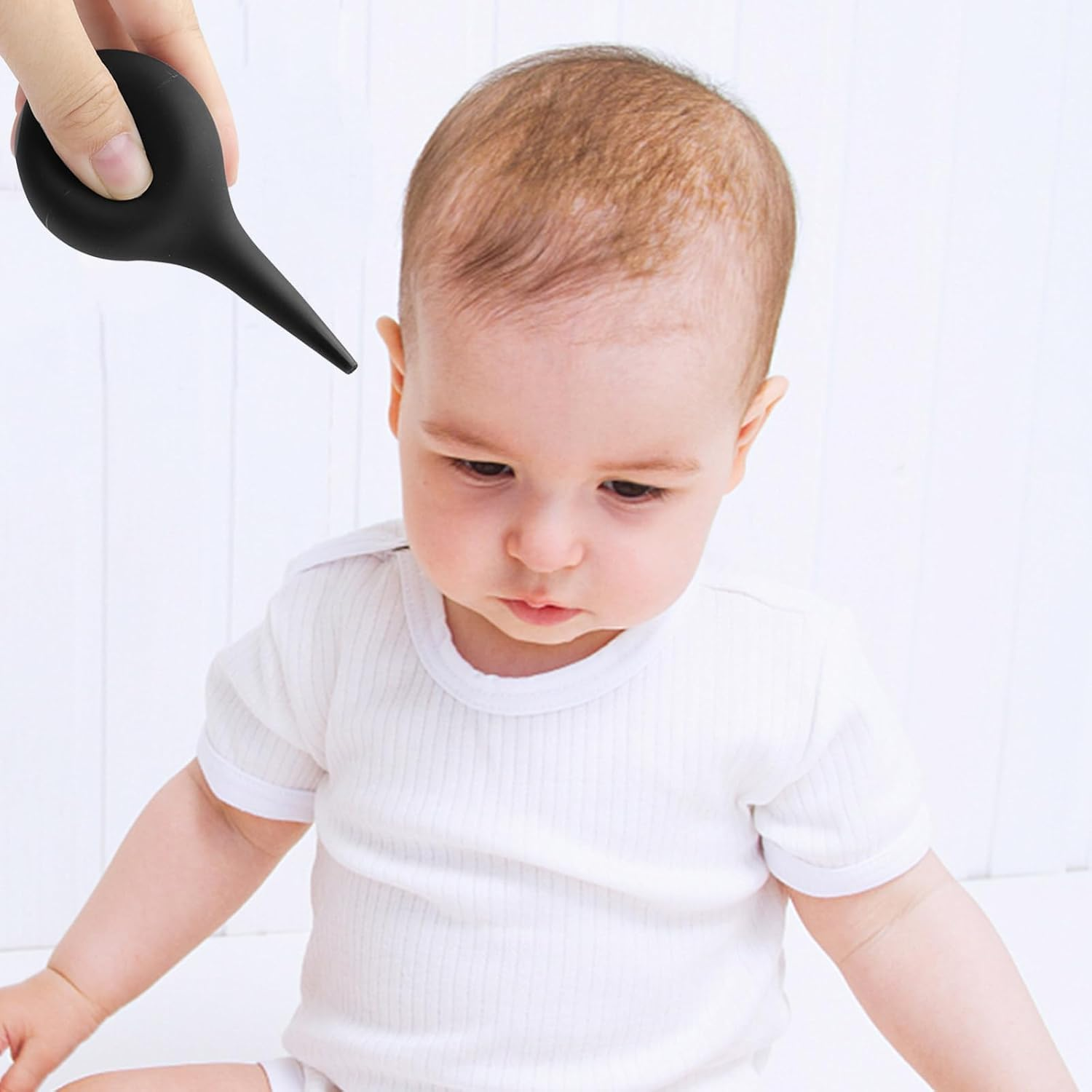 1PC Ear Hand Bulb Ear Washing Squeeze Bulb Silicone Suction Ear Bulb for Baby Kids Adults image number 2