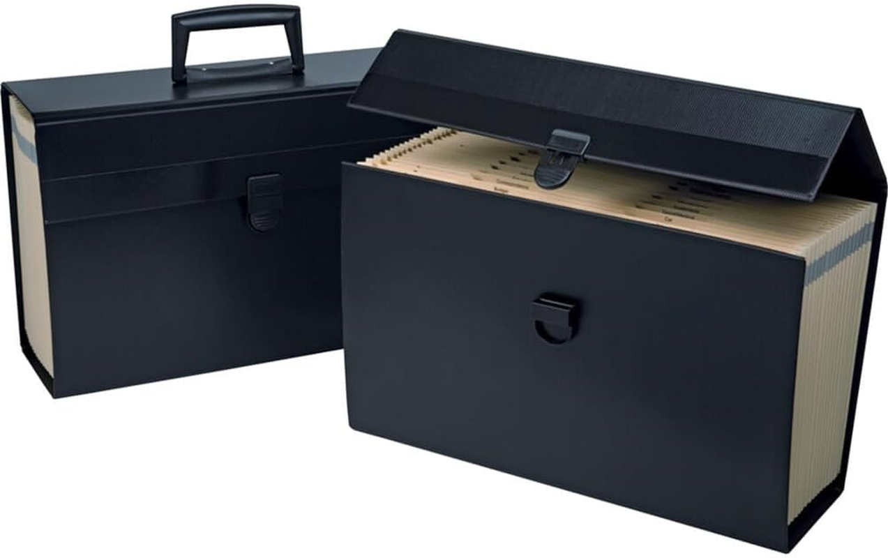 Pendaflex Portafile Expanding Organizer, 15 1/8" X 10 5/8", Black (01156) image number 1