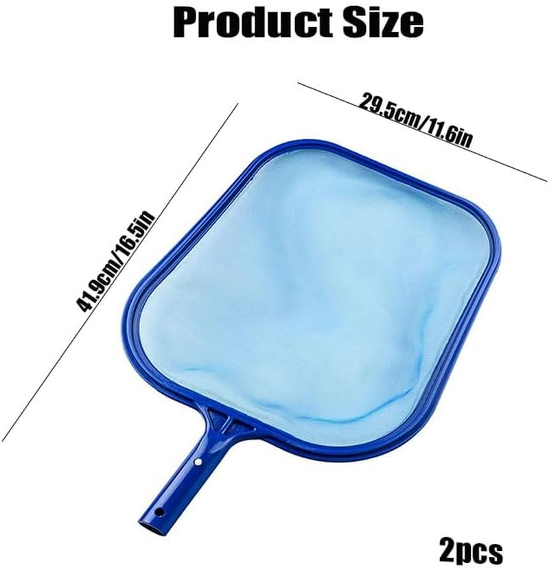 2Pcs Pool Skimmer Net,Hot Tubs Nets Fine Mesh Leaf Rake,Ultra Fine Mesh Pool Skimmer to Remove Leaves & Debris, Heavy Duty Swimming Pool Skimmer with Durable Handle image number 5