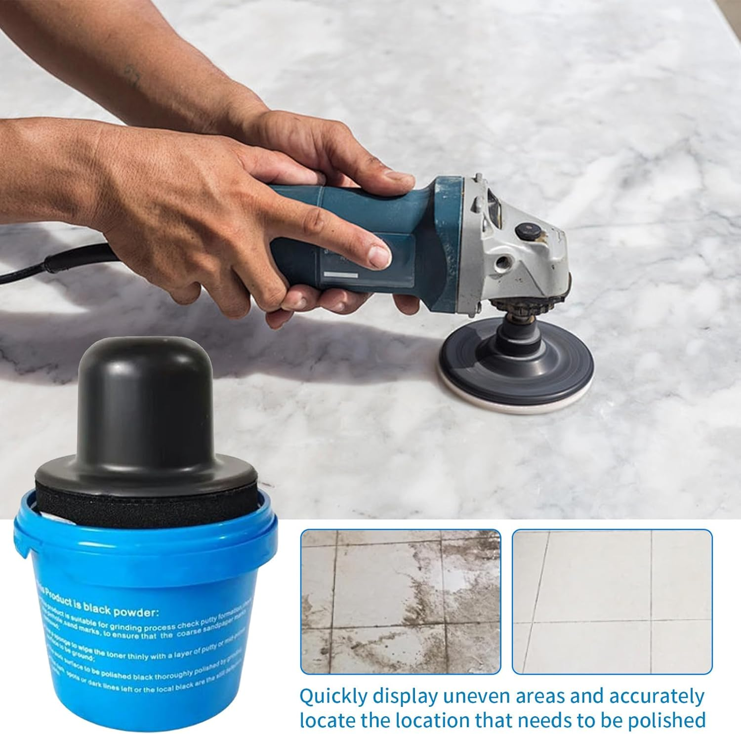 Body Filler for Car - Dry Guide Coat Powder - Auto Polish for Sanding Work Shop Home Bodywork Repair Men Women Beginners Professionals image number 4