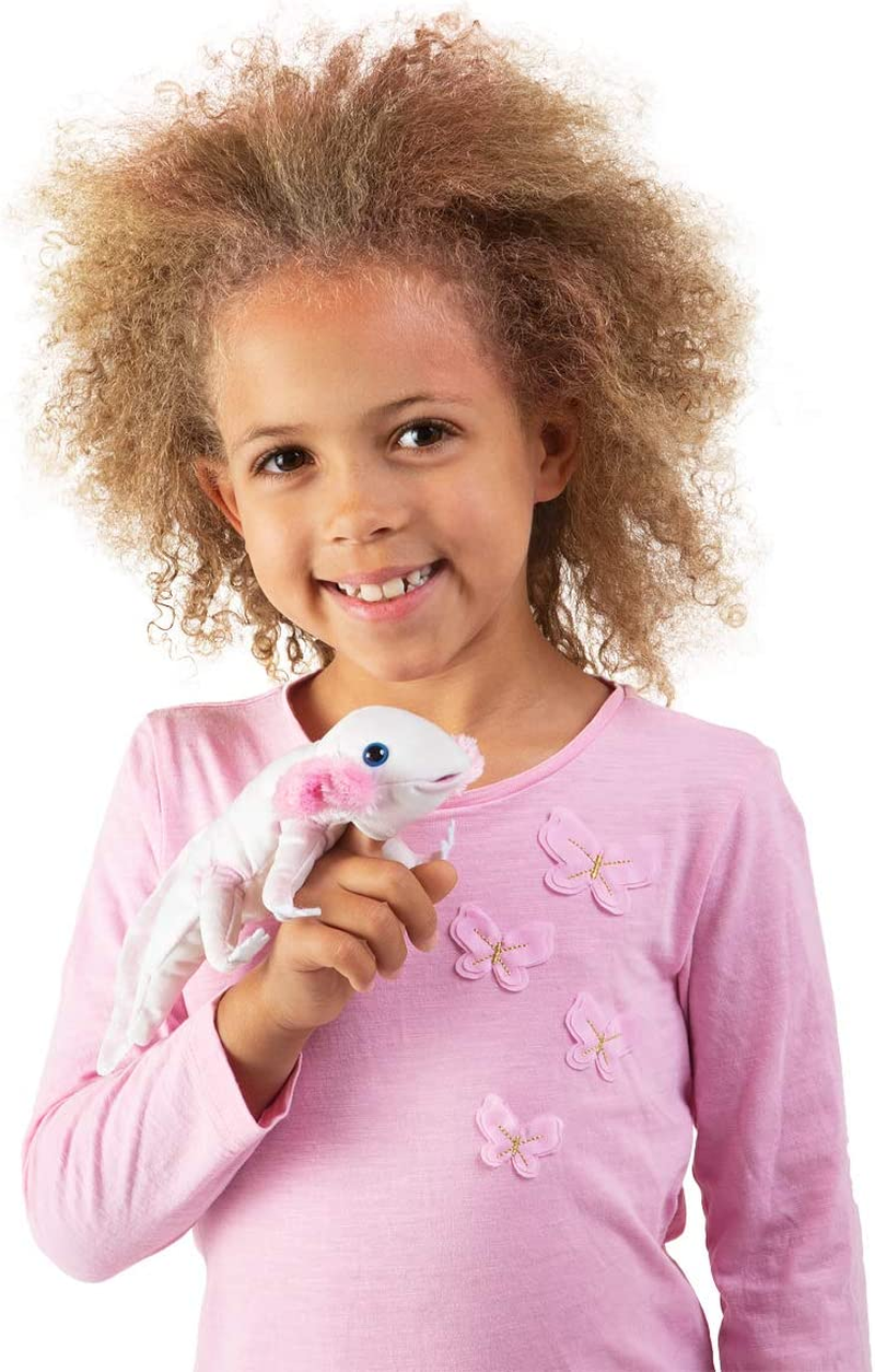 Folkmanis Axolotl, White, Pink image number 2