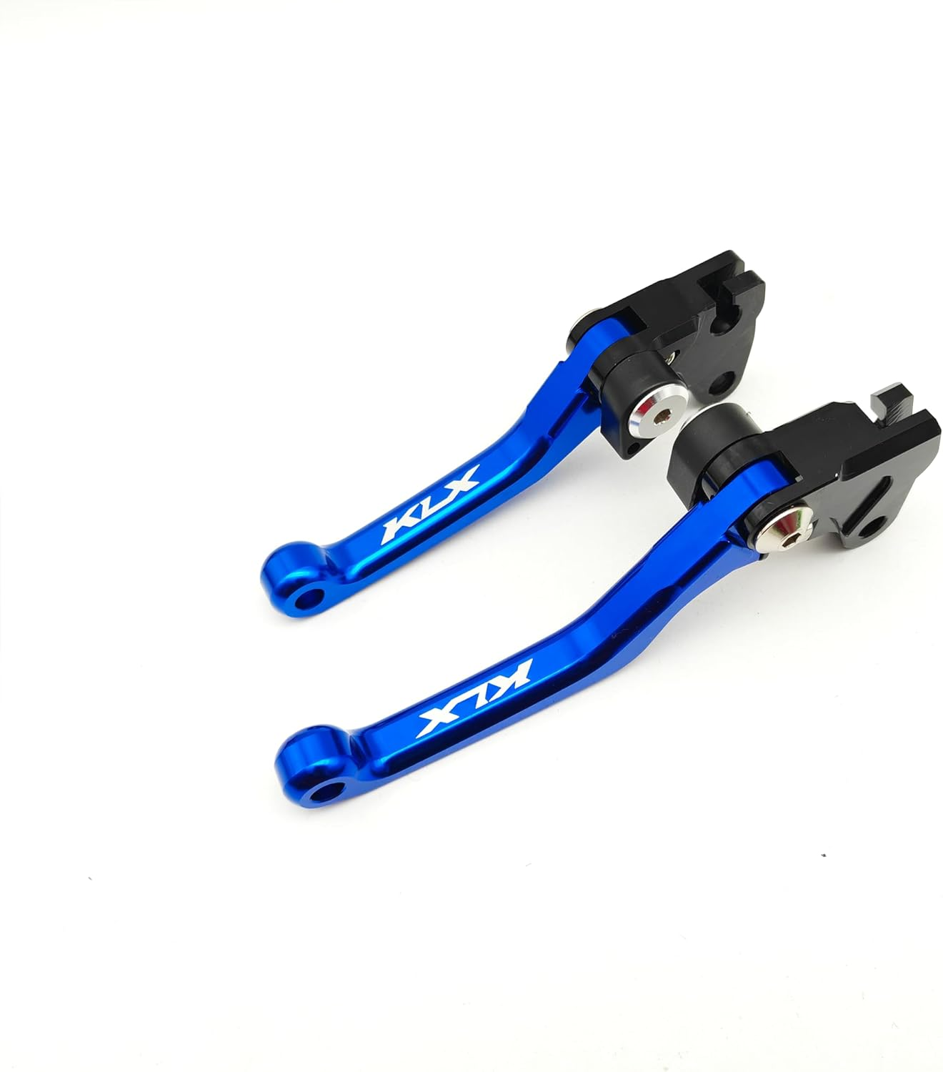 OEM Replacement Brake Clutch Levers for Kawasaki KLX110 (2002-2025) | KLX110L (2010-2025) CNC Aluminum Adjustable Handlebars | Motorcycle Control Lever Set with Easy Install (Matte, Green)