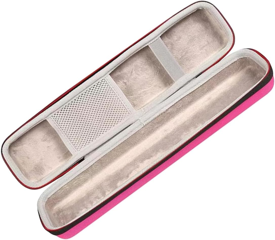 HEATSHAKING Portable Hair Tools Organizer Case Stylish Hard Travel Storage for Hair Straightener Curling Iron Hair Dryer Accessories Lightweight Impact Resistant Design image number 1