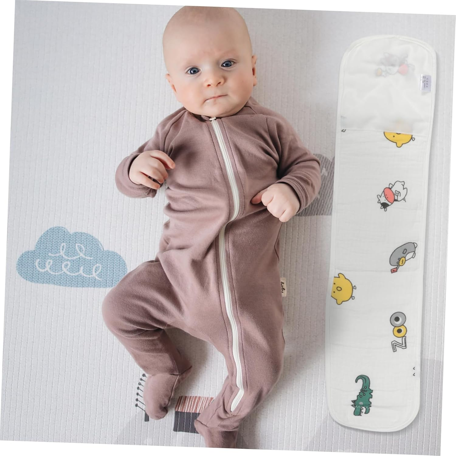 Cotton Baby Bellyband Infant Belly Wrap Toddler Navel Belt Soft Breathable Newborn Belly Band for Colic Relief and Comfort