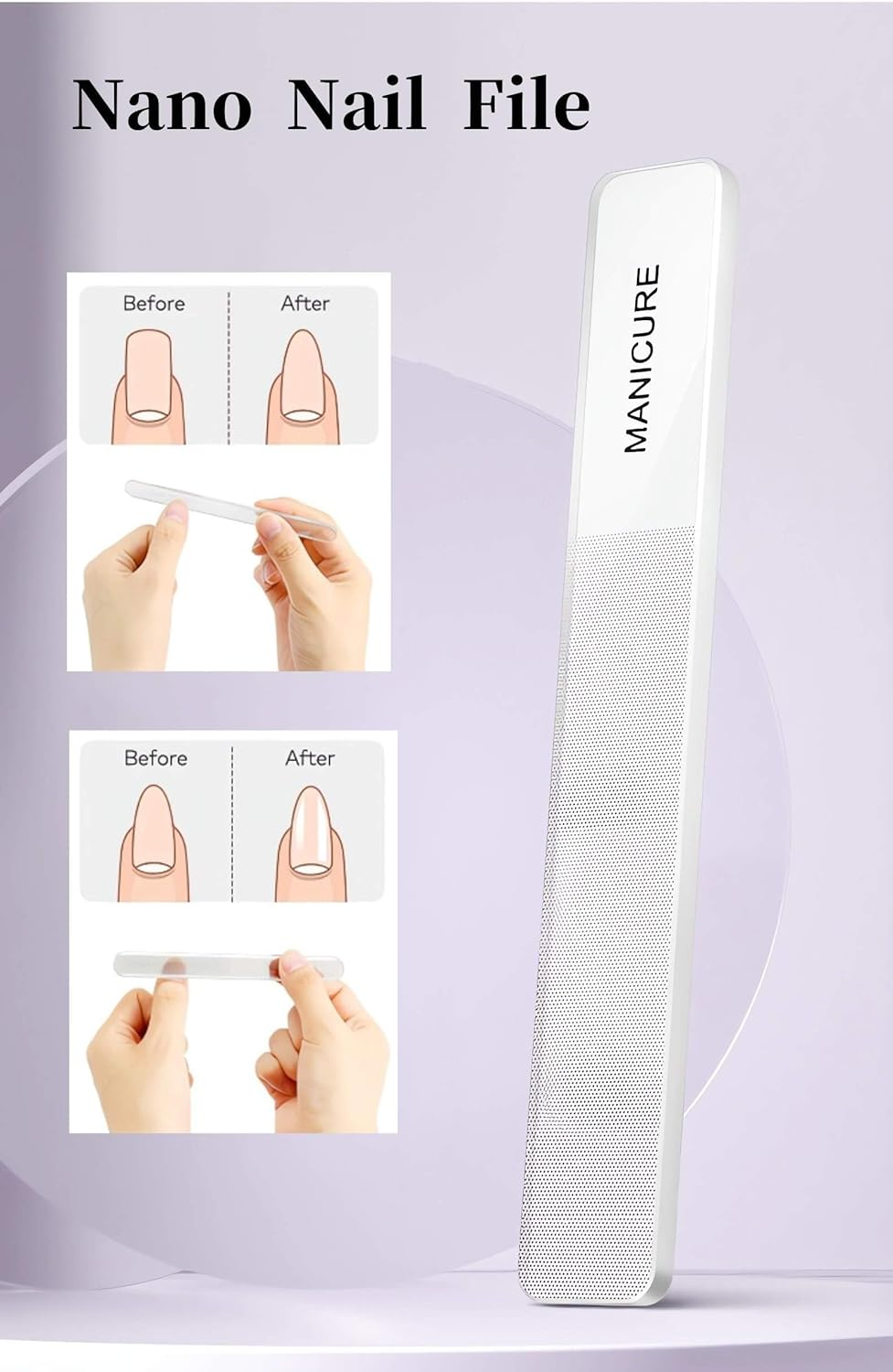 4 Pcs Manicure Set Stainless Steel Nail Clippers, Beauty Tool Portable Set Professional Grooming Kits, Travel Nail Kit for Men and Women (Gradient Pink) - Champagne Gold Pro image number 3