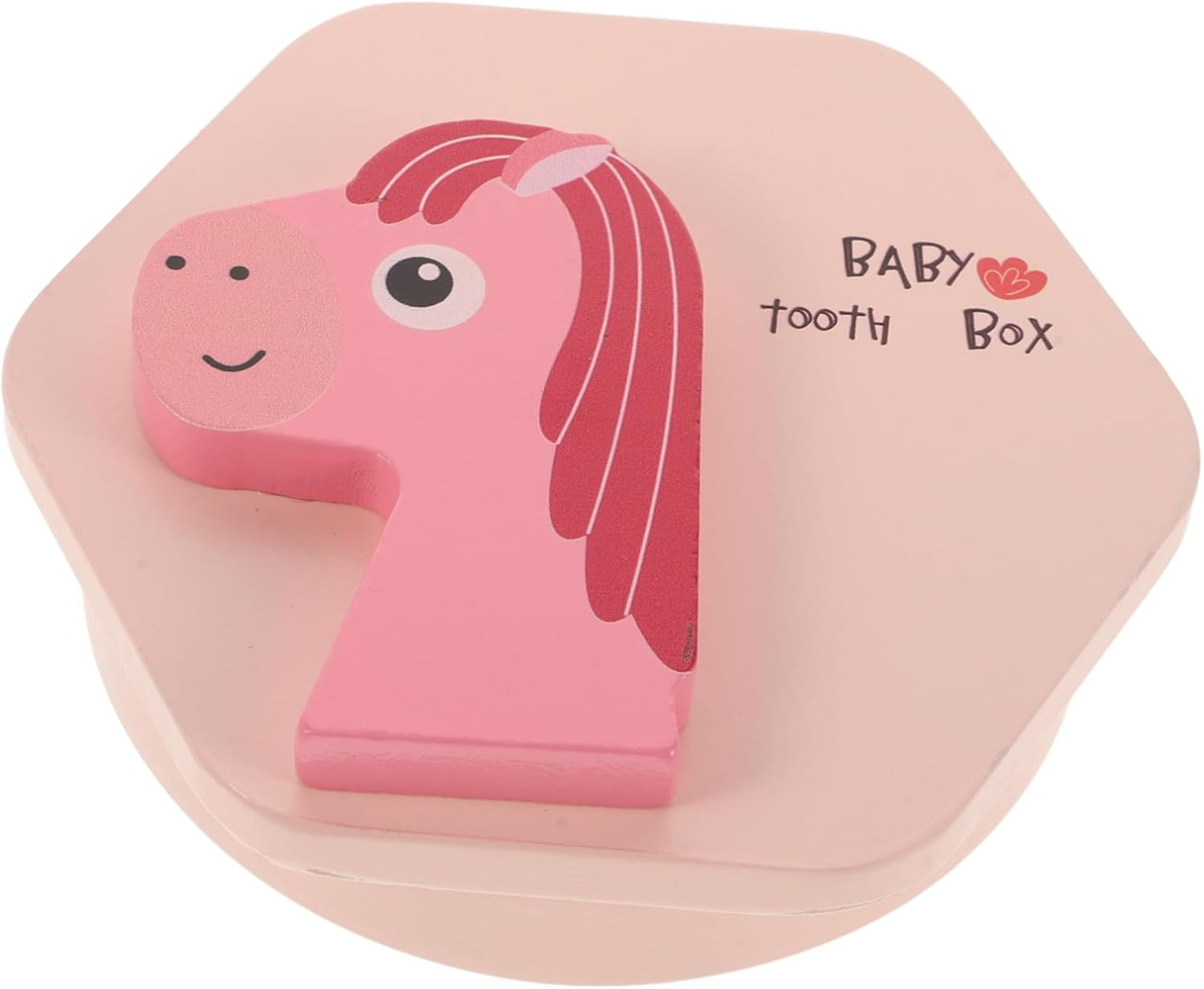 Tooth Memorial Box Wooden First Tooth and Curl Keepsake Box for Girls Boys Shower Birthday image number 6