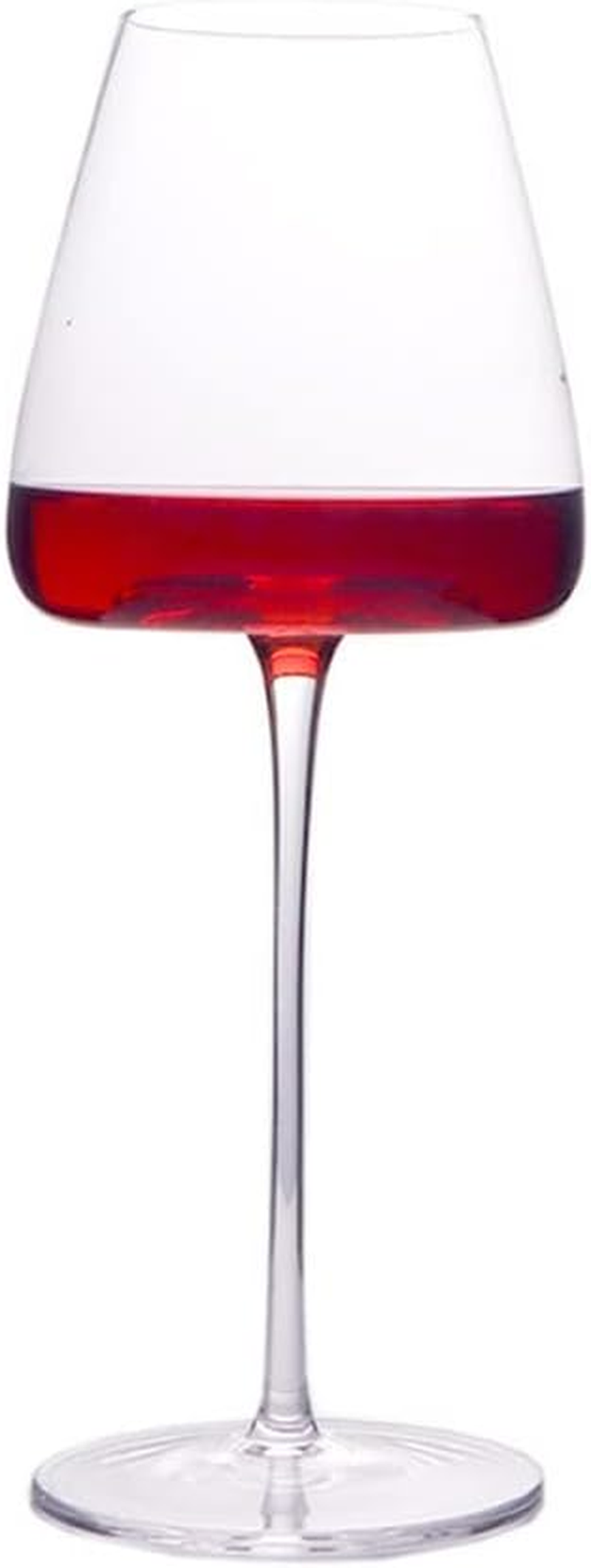 HALAWAKA Lead-Free Crystal Concave Bottom Red Wine Glasses Goblet（2Pc) - Black Bow Tie Crystal Wine Glass Champagne Glasses Bordeaux Cocktail Glass Cup