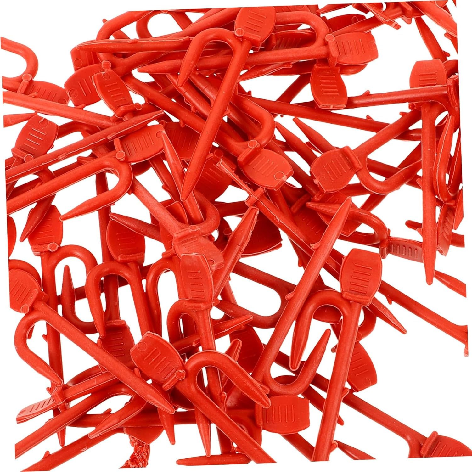 CIMAXIC 1Bag Stolon Fastening Clip Gardening Vine Clip Plant Fixing Supply Strawberry Seedling Fork Fastening Vines Clamp Gardening Plant Fixing image number 2
