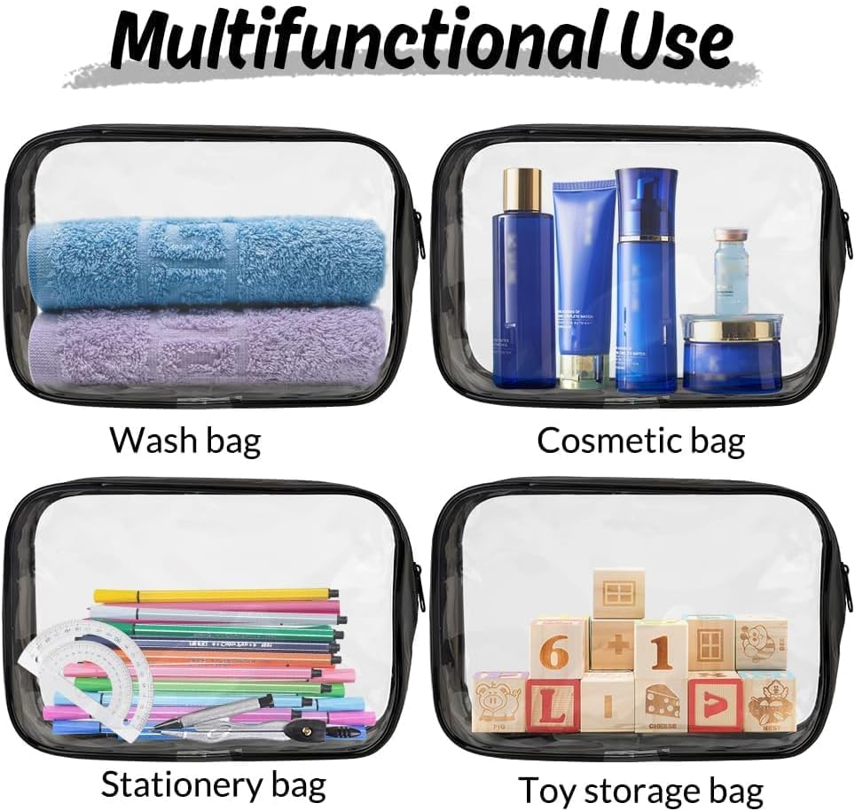 Clear Makeup Bag Liquids Bag Trousse De Toilette Voyage Toiletry Bag Women Travel Clear Toiletry Bag Cosmetic Travel Bag Clear Travel Toiletry Bag Toiletries Bag Clear Bags for Travel