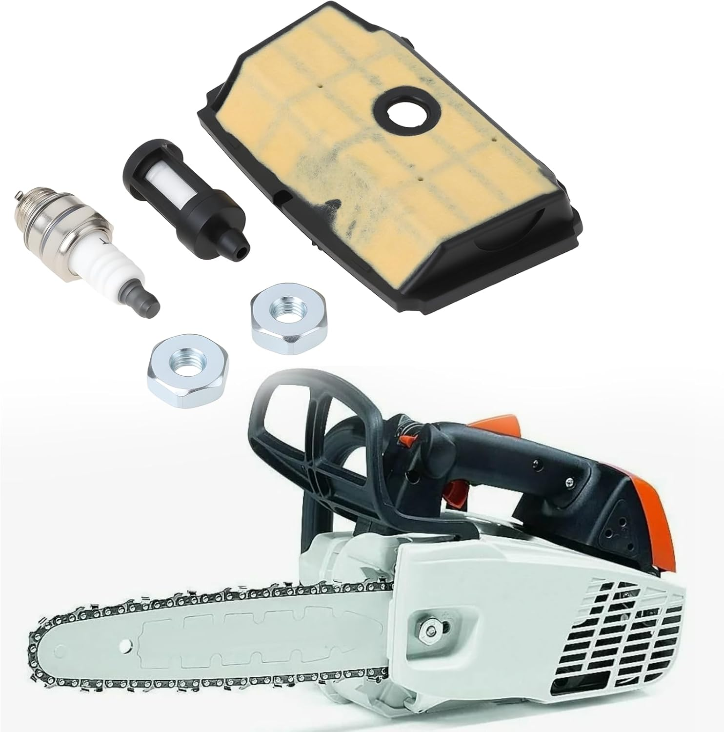 1Set Lawn Mower Repair Kit 1137-120-1600 Compatible with Stihl MS192T MS192TC