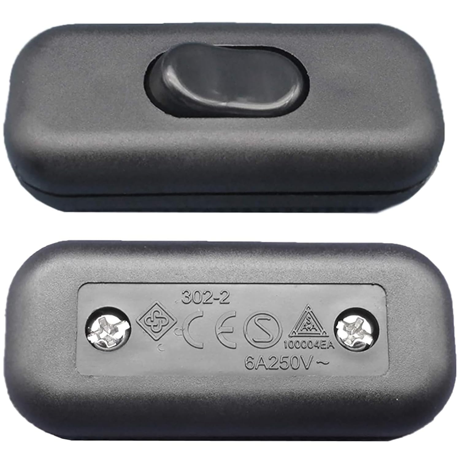 Tunghey 6Pack Inline Cord Switch, On-Off DPST Control Lamp Switch for Bedroom Table Lamp Desk LED Lights image number 6