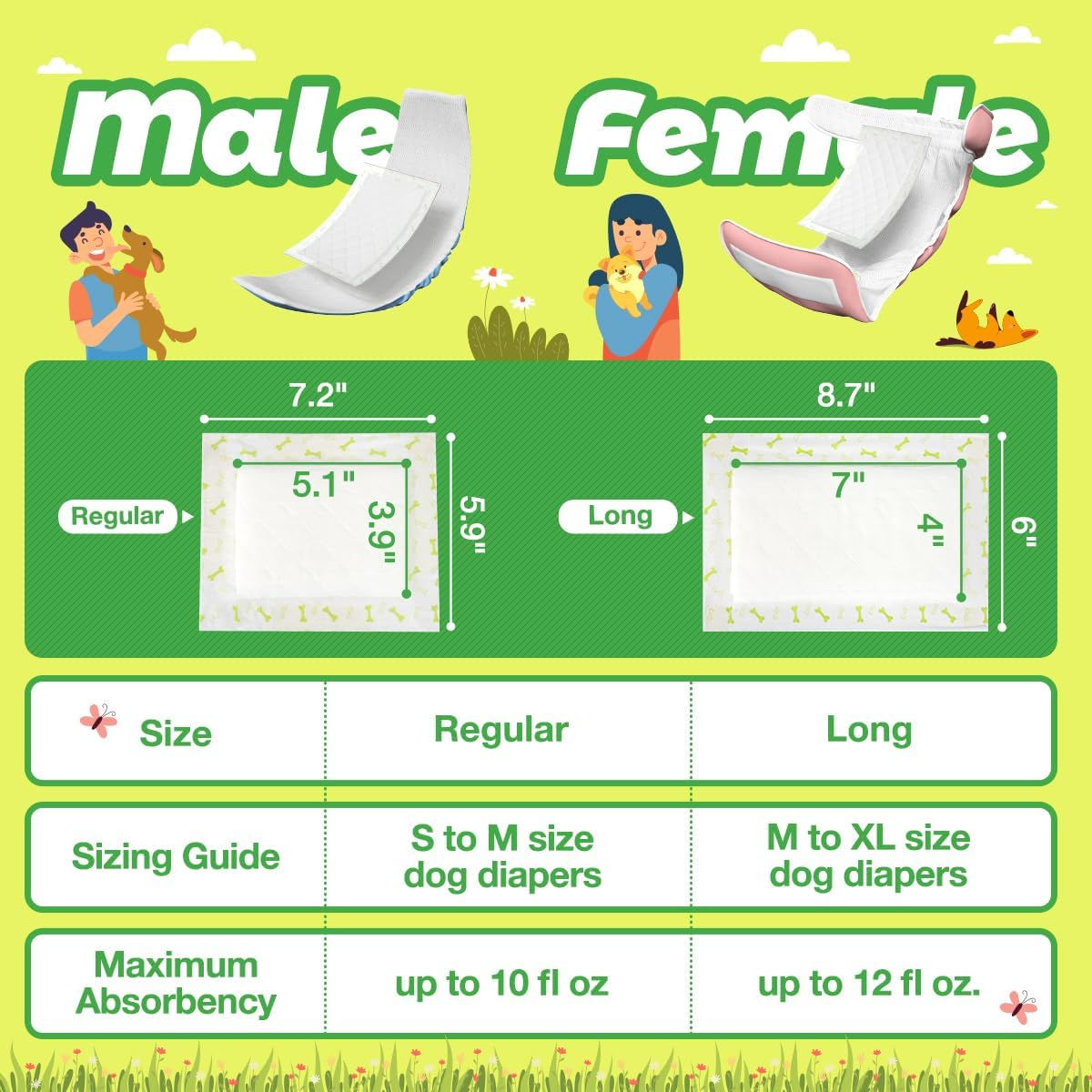 Dono Dog Nappies for Male and Female Dogs, Ultra Absorbent, Pack of 150 image number 3