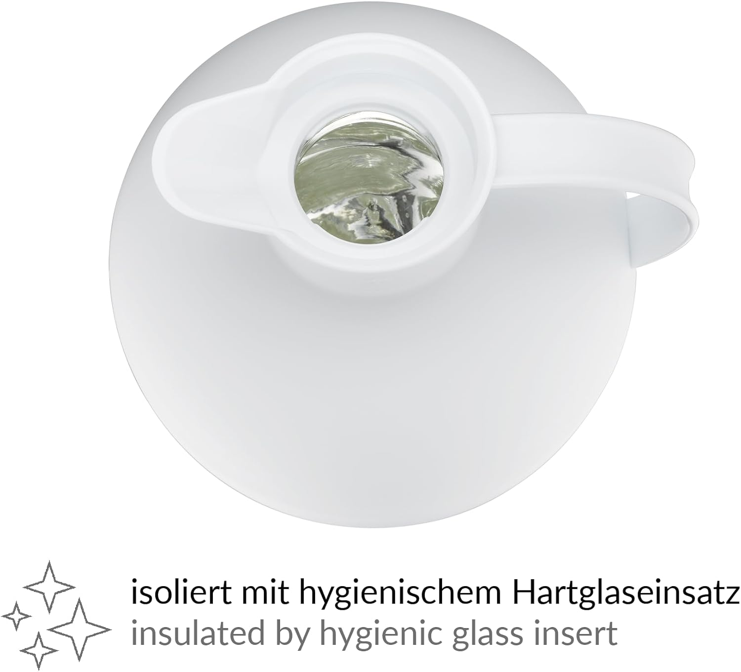 Alfi 'Kugel' (Sphere) Insulated Thermos Can 0.94 L White Plastic image number 2