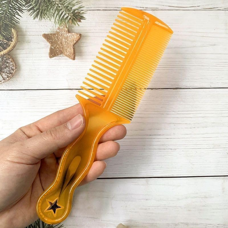 Stainless Steel Fine Tooth Dandruff Remover Combs, 3Pcs Hollow Tooth Hairbrush Dandruff Comb, Stainless Steel Lice and Psoriasis Remover for Scalp Detox