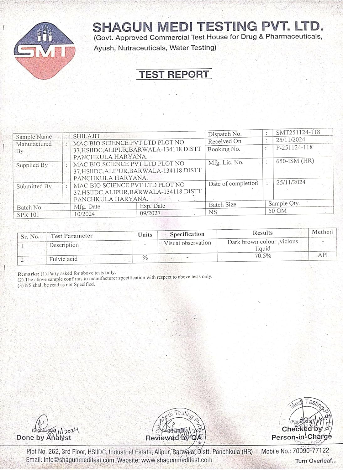 Shilajit Resin, Essential Minerals for Natural Energy Boost, High Potency for Men & Women, Fulvic Acid with Lab Test Report: 1.76Oz image number 3