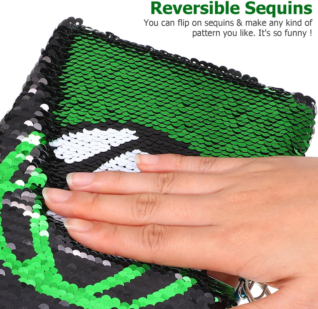 DOITOOL Football Notebook with Lock and Key Sequin Design Boys Diary Secret Diary Journal with Lock Soccer Sport Notebook for Kids image number 2