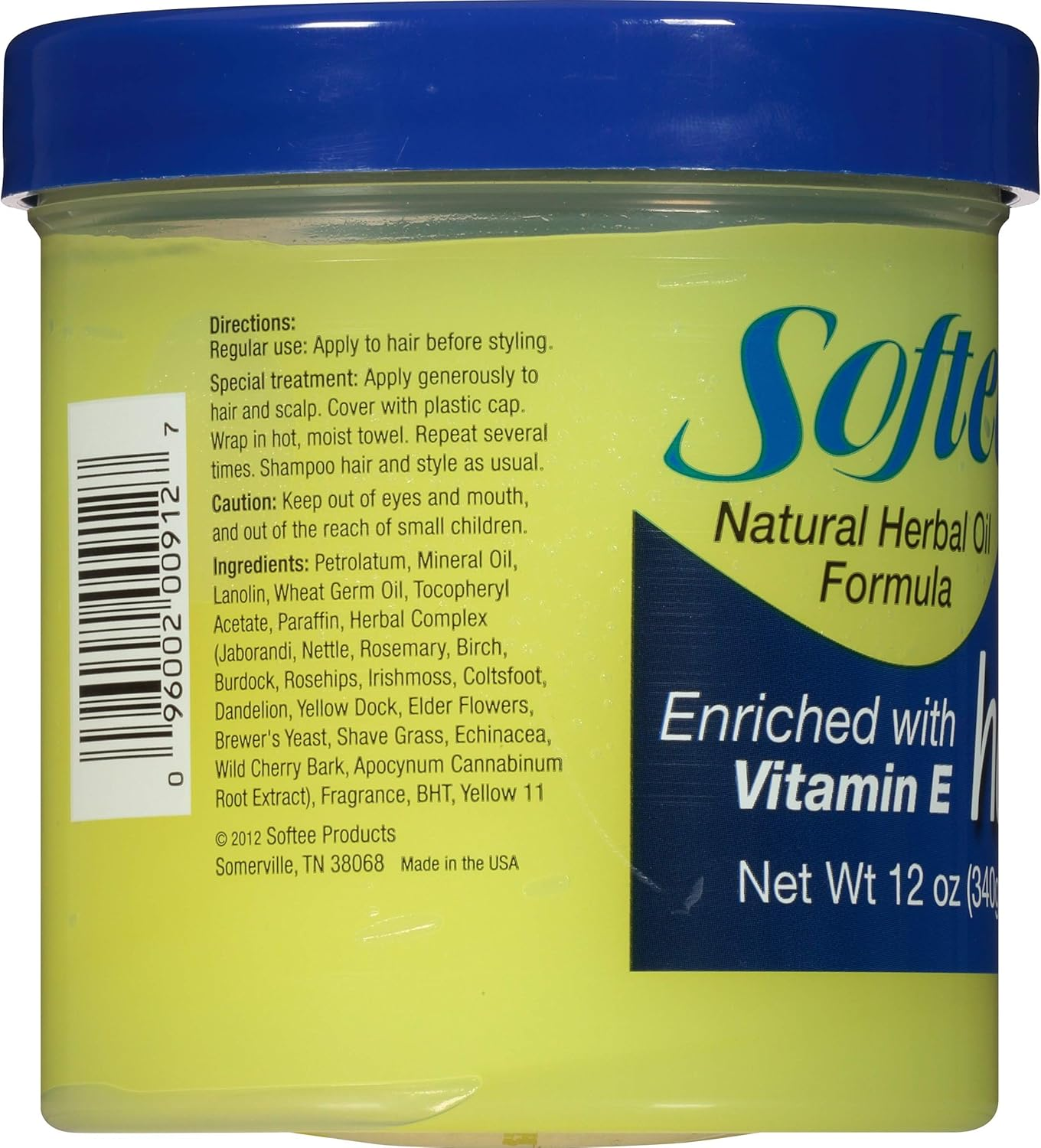Softee Hair Food 350Ml Jar image number 2