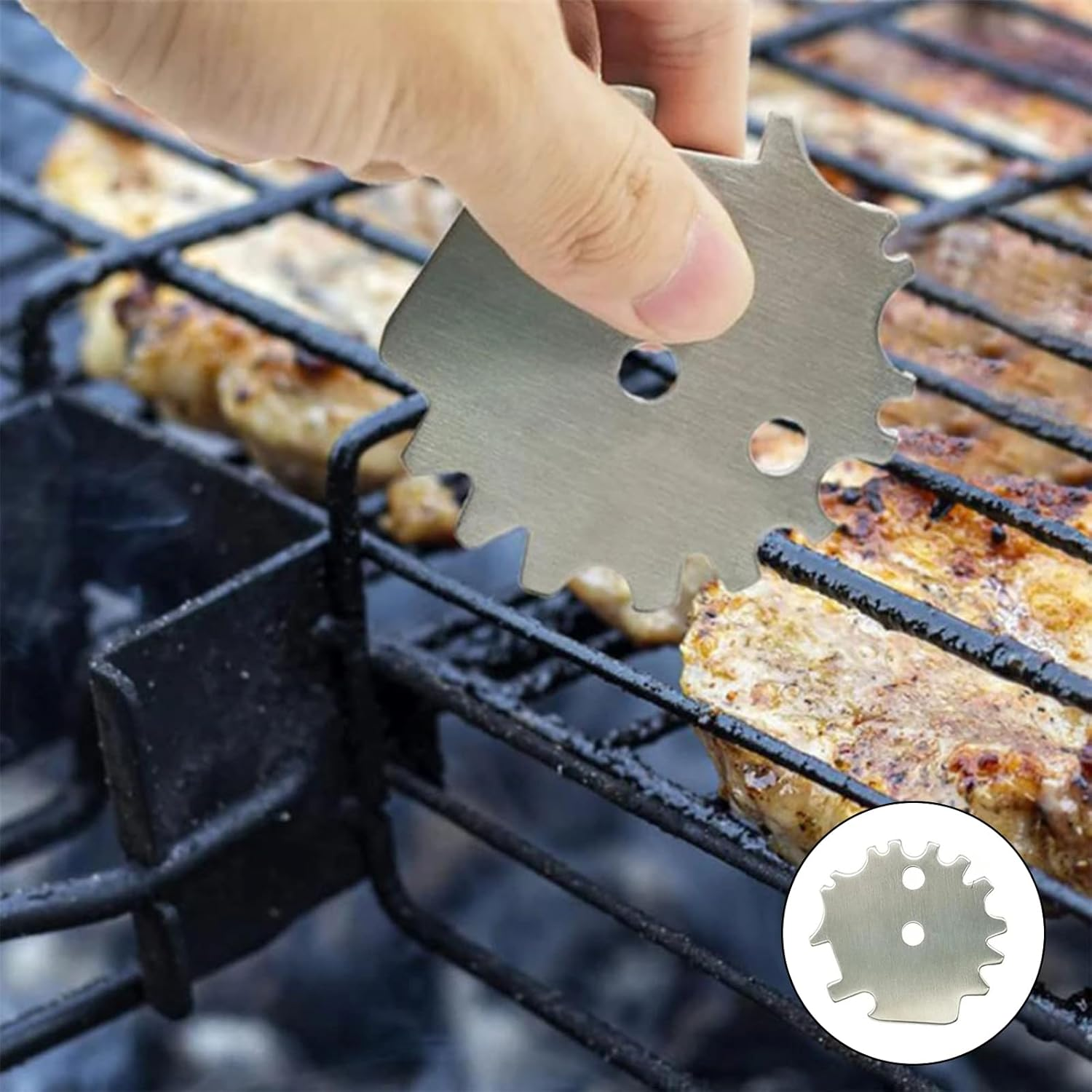 BBQ Grill Scraper Stocking Stuffers for Griddle Cleaner Kitchen Gadgets Camping Accessories Perfect Gifts for Christmas Men Dad Husband Boyfriend Fathers Day image number 1