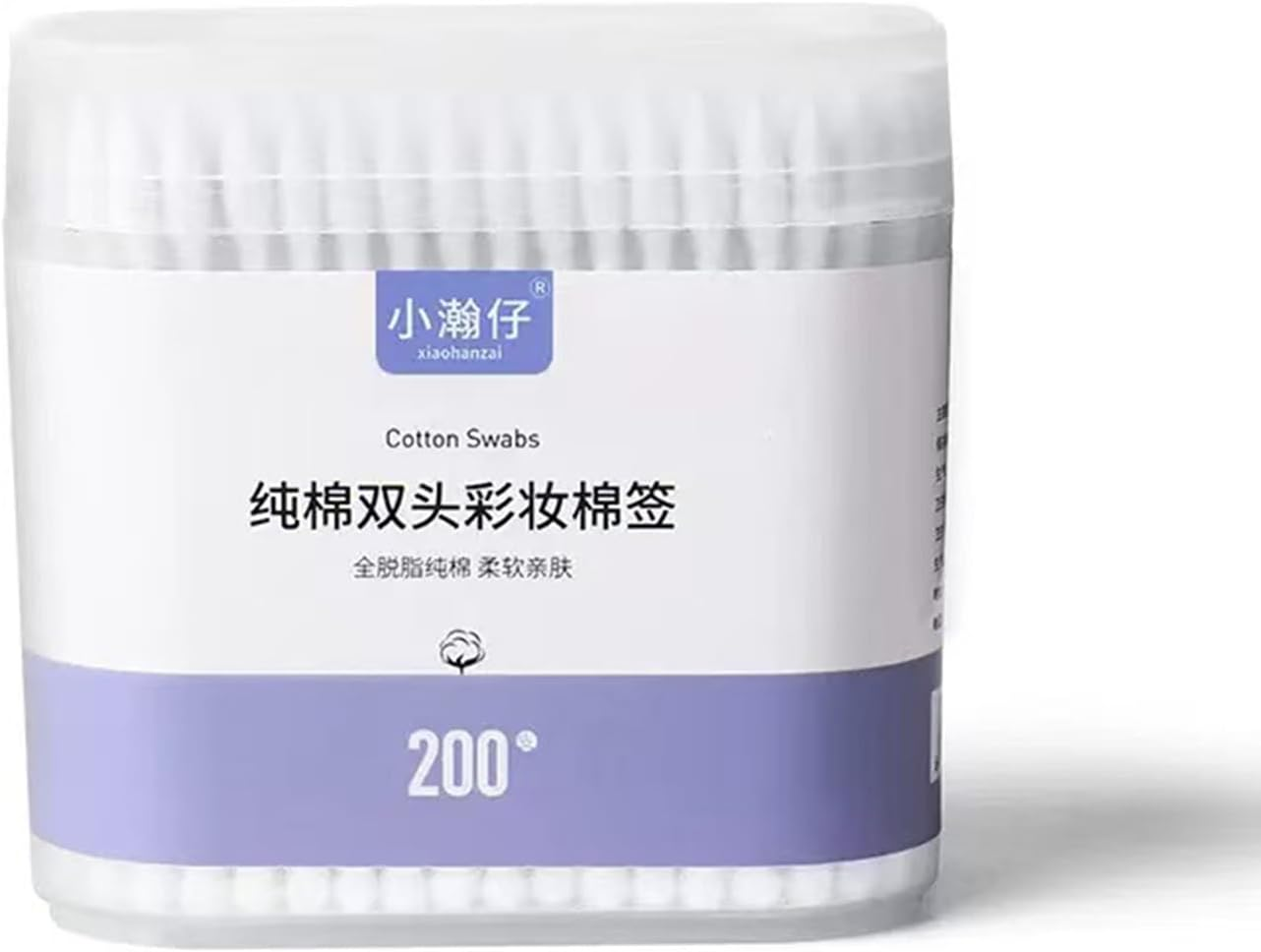 200 Pieces (Tip+Spiral Cotton Swab), Very Suitable for Ear Cleaning, Nail Polish Touch Up, Nail Enhancement, Pedicure, Beauty Applications, Personal Care and Craft Projects (Blue)