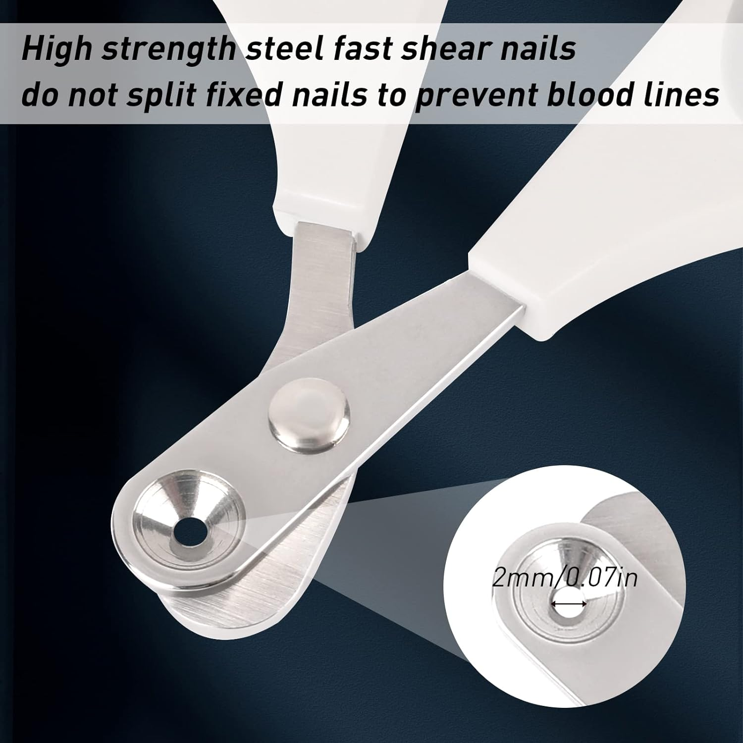 KALIONE Cat Nail Clipper and Trimmers, Cat Claw Clippers, Professional Circular Cut Hole Cat Nail Trimmers Avoid over Cutting Pet Nail Clippers Grooming Tool for Cat image number 3